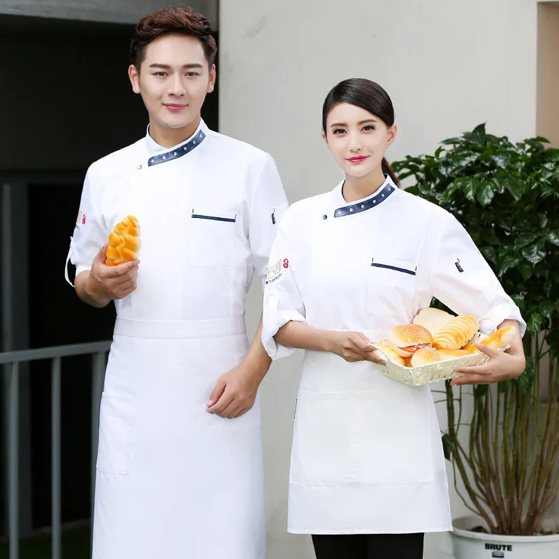 Мужская форма шеф повара мяч с длинным рукавом для западного ресторана отеля