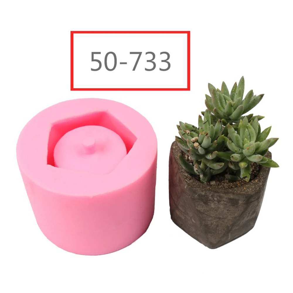 DIY силиконовые формы для бетона цветочный горшок сочные горшки растений ваза