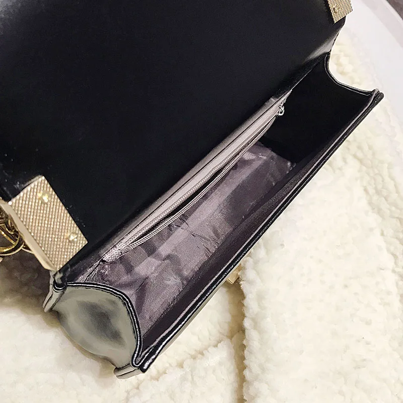 pink white black Pearl Chain flower bag women handbag small square flap shoulder crossbody bags for leather messenger | Багаж и сумки