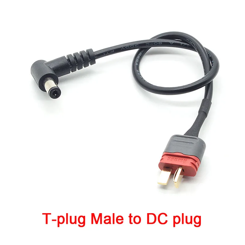 

1pc DJI Goggles Battery Charging Adapter Cable with XT30/T Plug/XT60 Male to DC Connector Power Supply Wire For FPV RC Drone