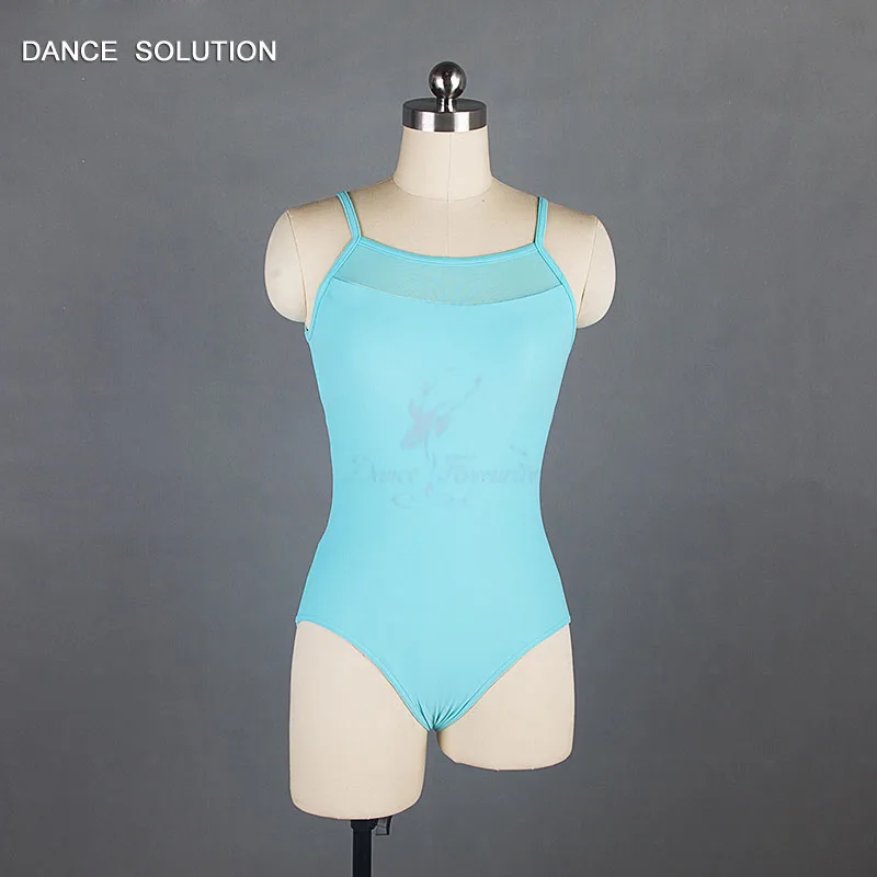 Балерина Стандартный тренировочный костюм без рукавов балетный купальник с