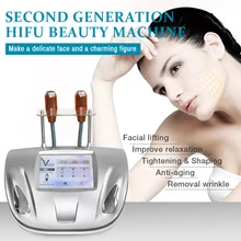 Portable VMax Hifu Machine Professionnel Anti-Wrinkle Face Lifting Body Care Beauty Machine Salon Eq