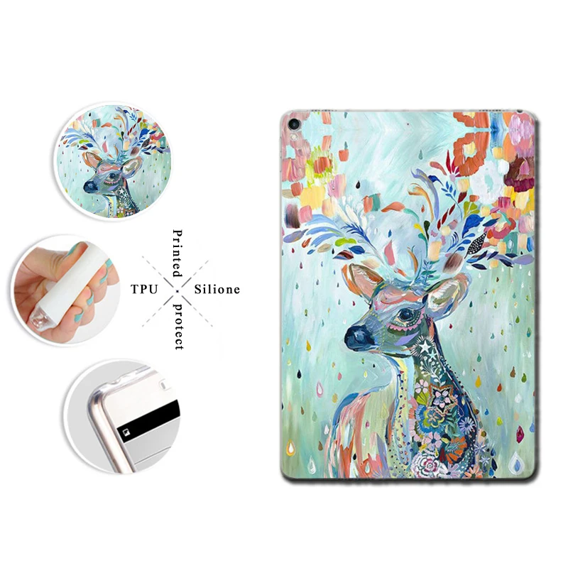 Чехол для планшета с рисунком IPad 234 5 6 Air 1 2 97(2017) 2018 9 7 ''модель A1474 A1475 A1476 A1566 A1567