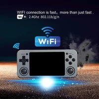 3 5 inches ips screen retro game console rg351m handheld player metal shell portable game console built in 2500 games 64gb