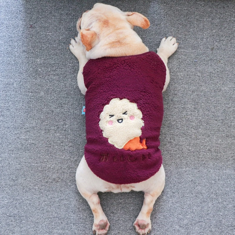 Модный женский джемпер зимняя теплая куртка пальто для маленьких и средних собак