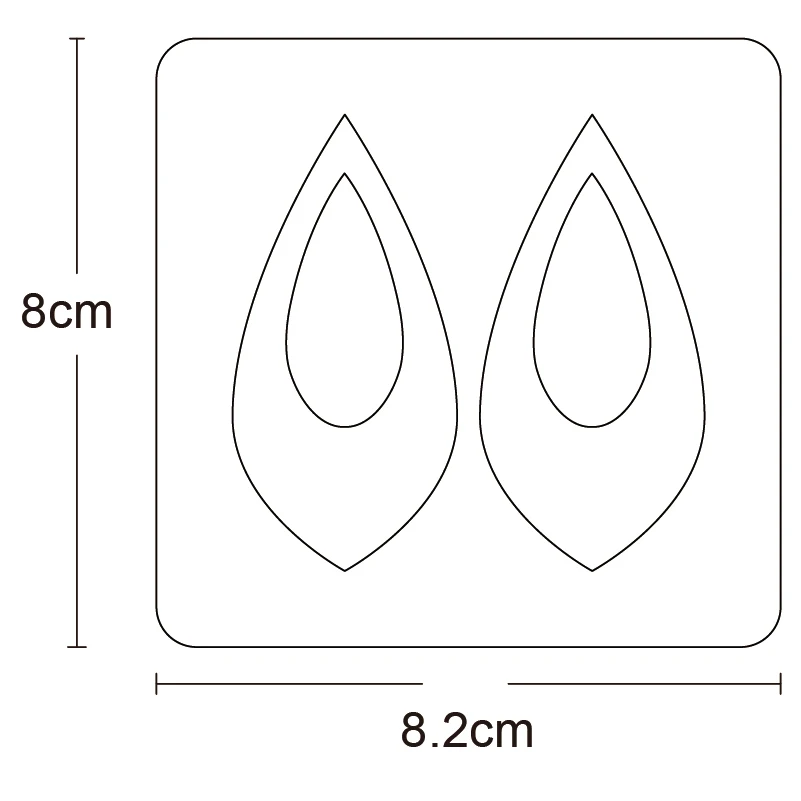 Деревянные серьги-капельки для скрапбукинга 2020 г. | Дом и сад