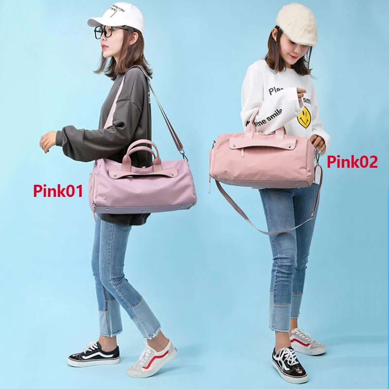 

Gym Bags For Women With Shoe Compartment Sport Gym Bag With Wet Pocket New Femal Yoga Duffel Bags Outdoor Travel Luggage Bags