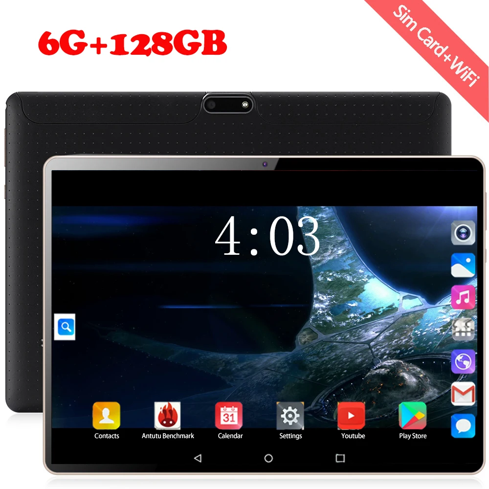 

2020 new 10.1 inch tablet PC android 8.0 Octa core RAM 6GB ROM 128GB 3G/4g LET Smart Phone android 9.0 WiFi GPS tablets 10