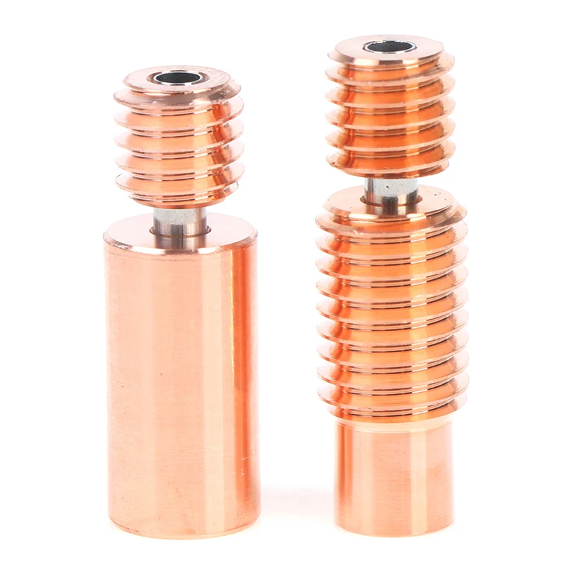 Bi Metal Heatbreak медное покрытие медный сплав горло для E3D V6 HOTEND нагреватель Блок 1 75 мм