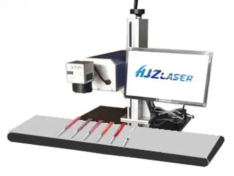 

Mini Stainless Steel Pen pipette Conveyor Belt Fiber Raycus 20W 30W 50W Laser Marking Engraving Machine