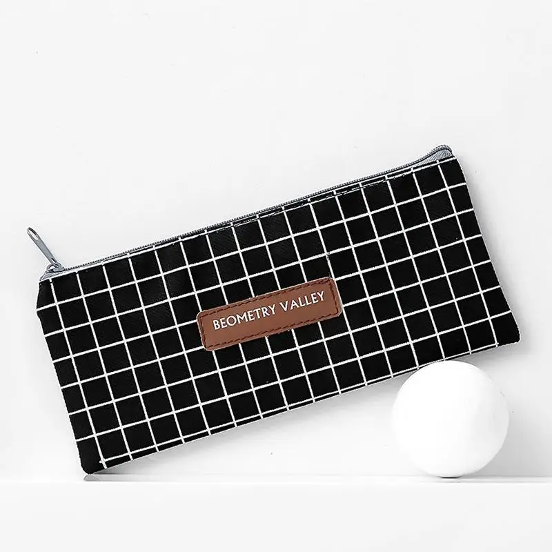 

Canvas Pencil Bag Stationery Storage Organizer Pencil Case School Supplies Pencil Case School Box Pencils Pouch Stationery