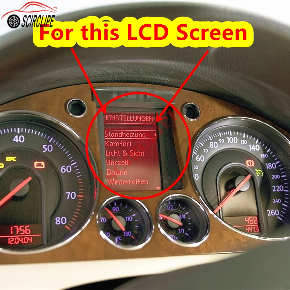 Приборная панель автомобиля инструмент кластер VDO ЖК-дисплей ремонт пикселей для