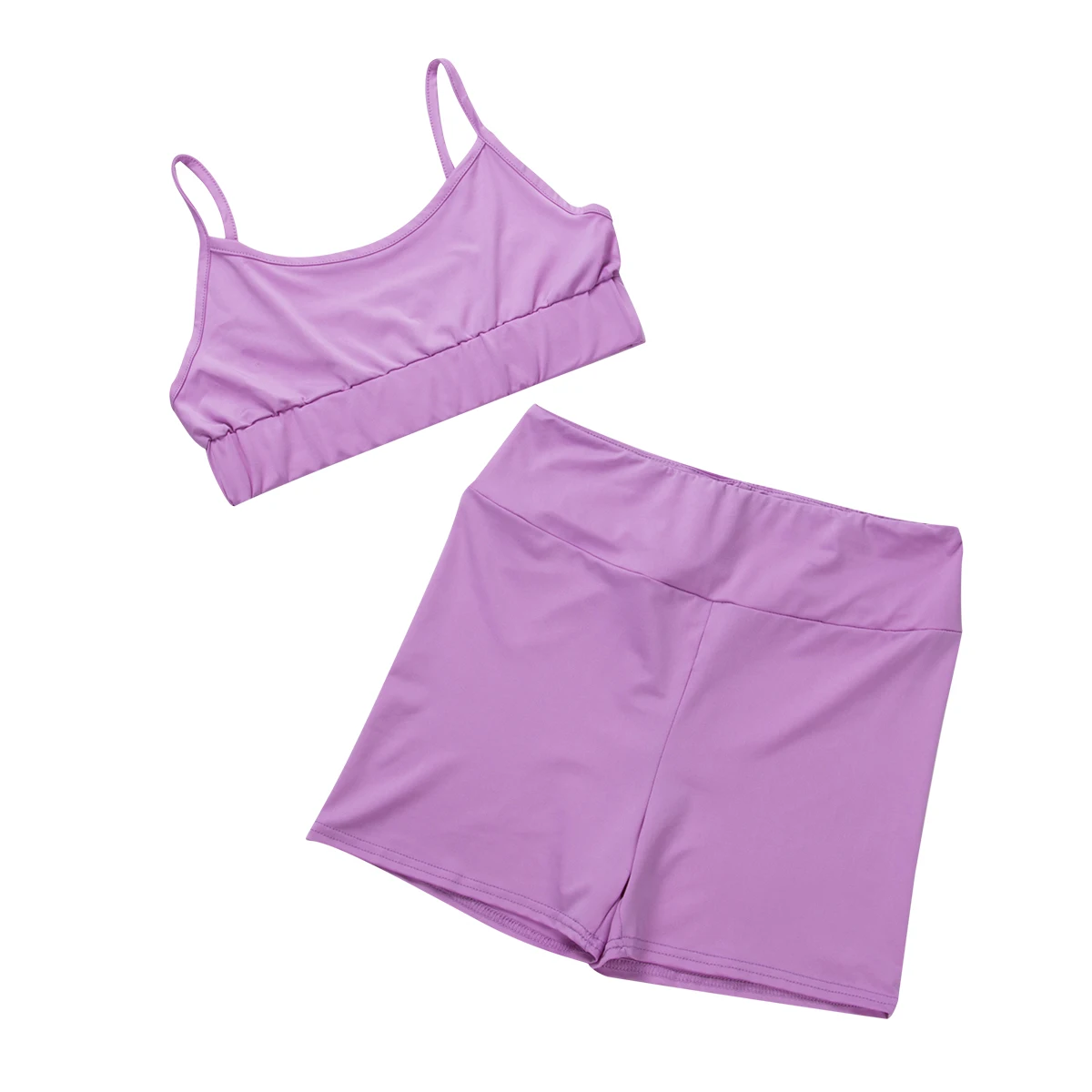 

Casual Two Piece Set Women Sleeveless Top Camisole+Shorts Bodycon Fitness Set Tracksuit Solid Homewear