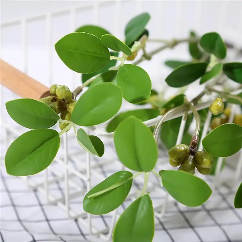 Искусственные ветки растений реалистичный Декор фруктов 2 головки настольные