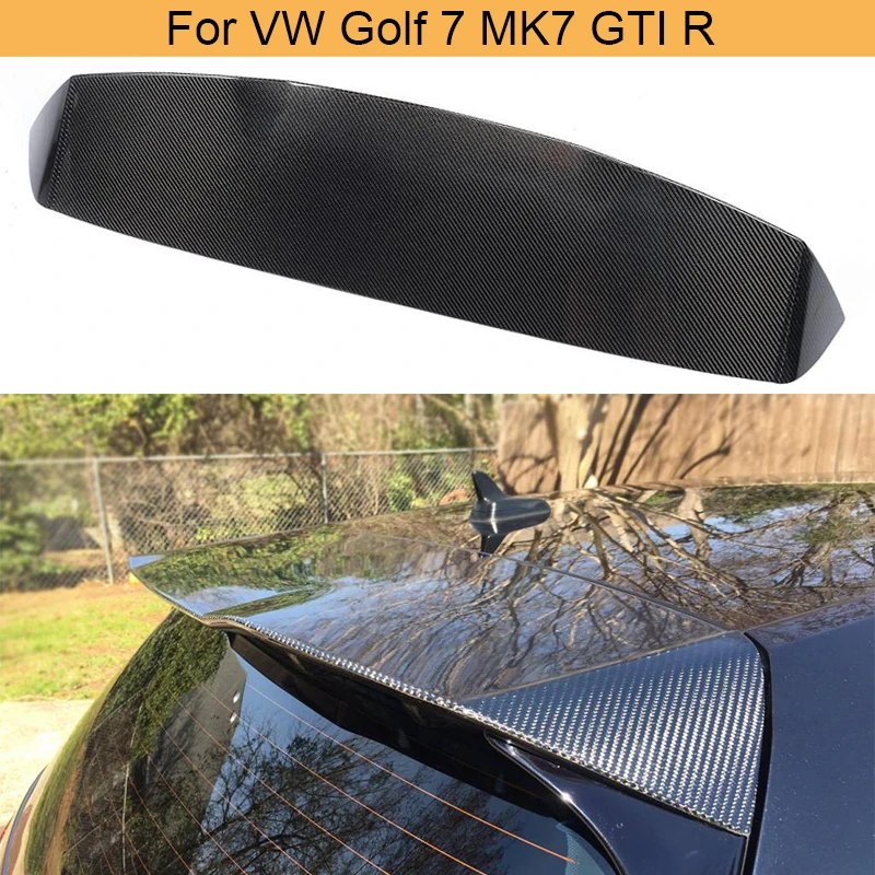 

Carbon Fiber Car Rear Roof Spoiler Wing for Volkswagen Golf 7 VII MK7 GTI R Hatchback 2014-2017 Not Standard Rear Wing Spoiler