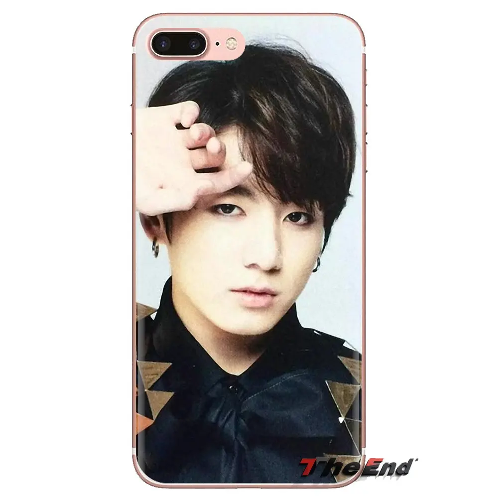 Чон jungkook Корея KPOP мягкие чехлы для iPhone XS Max XR X 4 4S 5 5S 5C SE 6 6S 7 8 плюс samsung Galaxy J1 J3 J5 J7 A3 A5