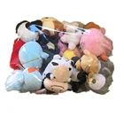 Прибл. 10 шт.лот, 3-15 см Кролики, Пингвин смешанный дизайн Маленькая подвеска плюшевая игрушка брелок Мягкая кукла