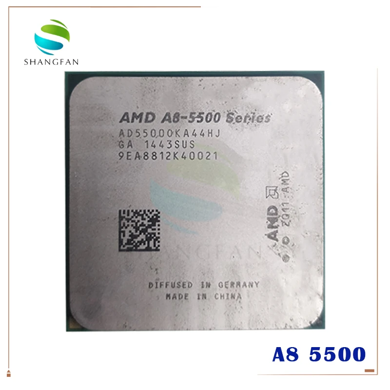AMD A8 Series 5500 5500K 5500B AD550BOKA44HJ 3 2 ГГц 65 Вт Quad Core Процессор процессор AD5500OKA44HJ гнездо FM2|cpu