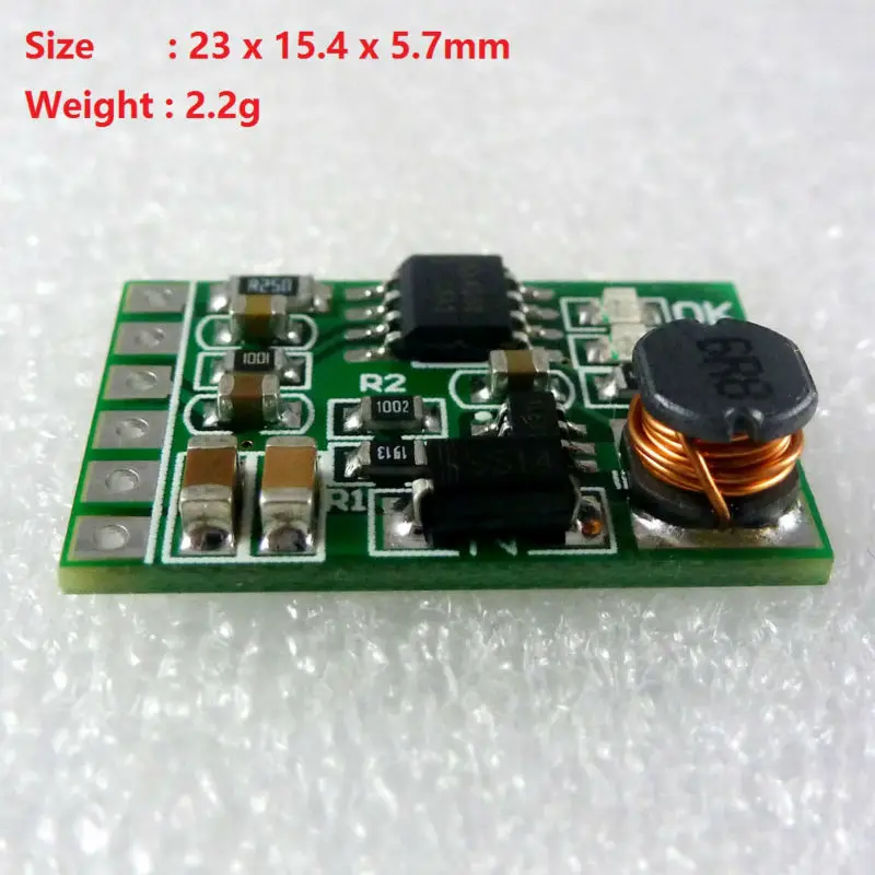 

3.7V 4.2V Charger & 5V 6V 9V 12V Discharger Board DC DC Converter Boost Module for diy UPS mobile power 18650 lithium battery