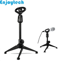 desktop mini tripod with holder for microphones live streaming bloggers mount stands for mic