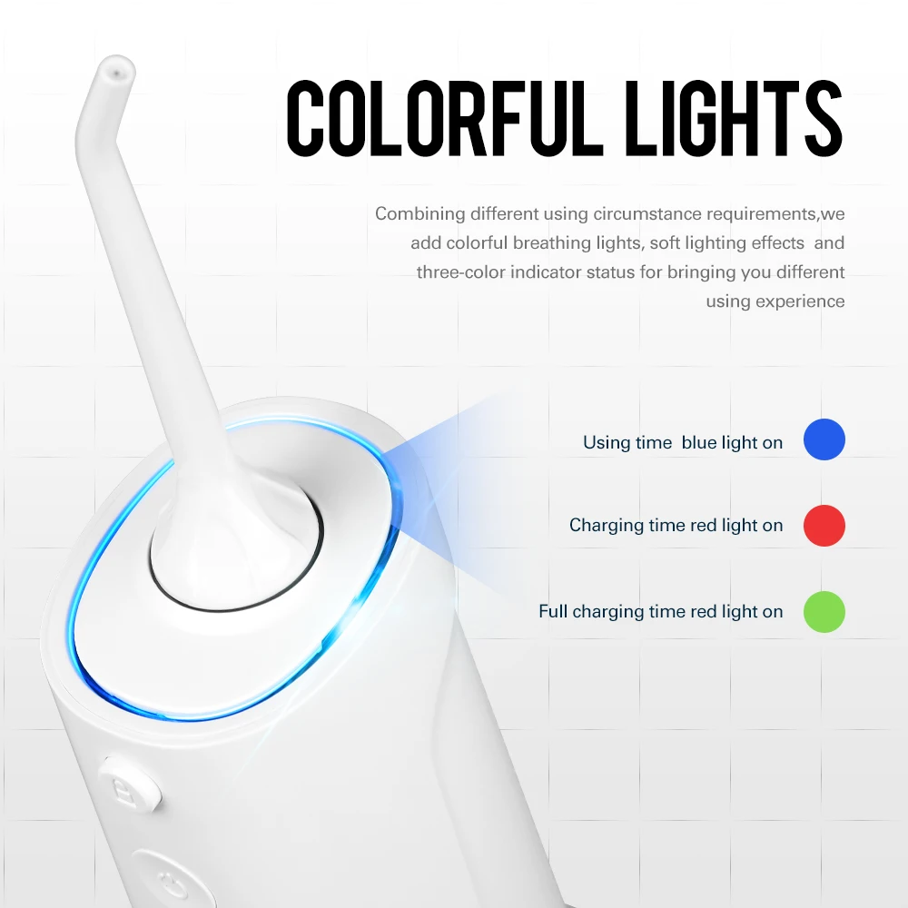 Ирригатор полости рта Водонепроницаемый IPX7 360 мл|Ирригаторы для рта| |