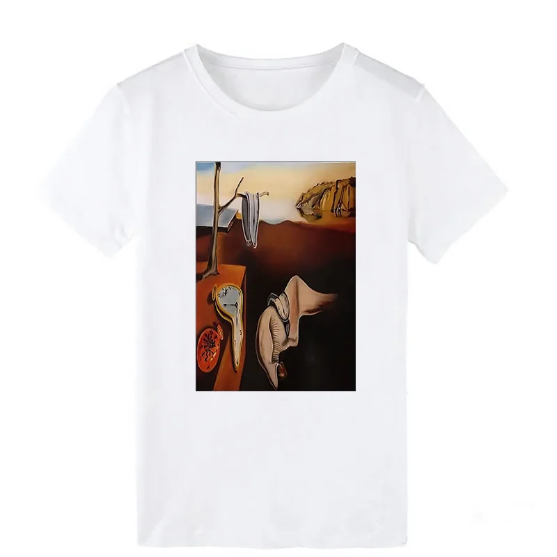 

2021 Vintage Surreal Art Tshirt Women Harajuku Aesthetic Gothic Kawaii Plus Size Short Sleeve Cotton Tee Shirt Women Clothes