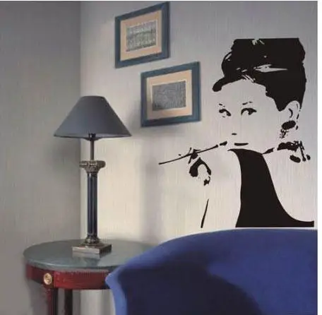 3D красивые глаза ресницы настенная художественная наклейка для наращивания