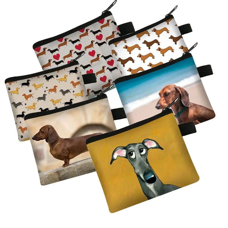 

Cute Dachshund Dog Coin Purses Girls Cute Pet Animal Wallet Ladies Clutch Change Purse Female Mini Money Bag