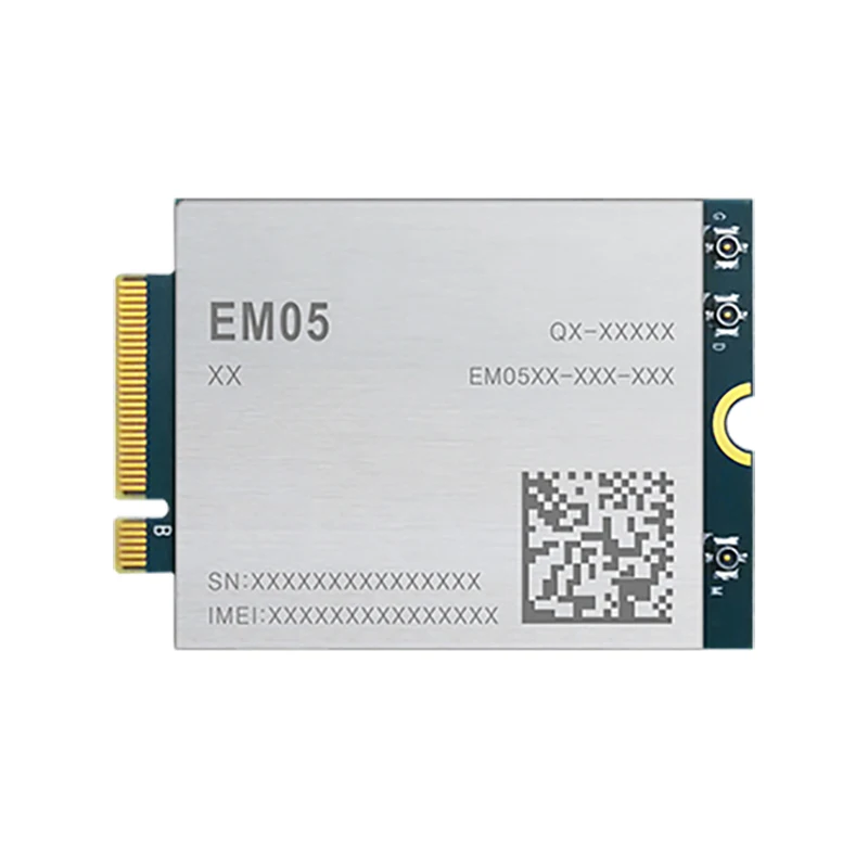 Quectel EM05 EM05-E/FDD-LTE 4G LTE Cat4 1500 Мбит/с B1/B3/B7/B8/B20/B28/B38 Европа/Австралия/Новая Зеландия |