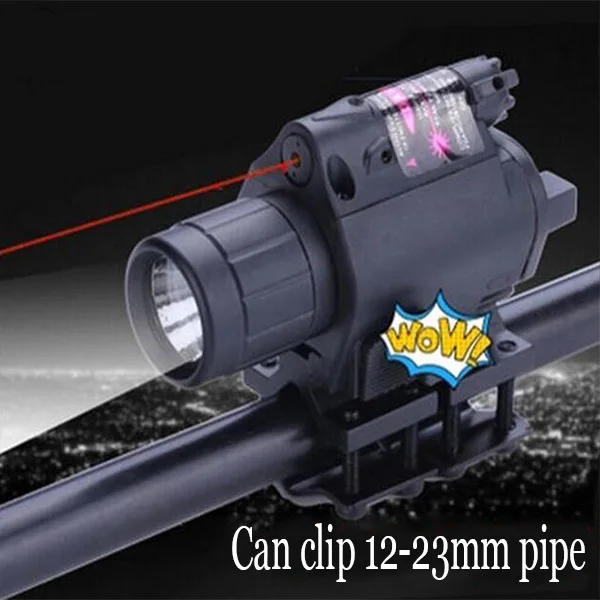 Infrared pipe instal 2 в 1 инфракрасный тактический фонарь для охотничьего ружья тактический прицел точный aseismatic подходит для 20 мм направляющих и труб - Цвет: Infrared pipe instal
