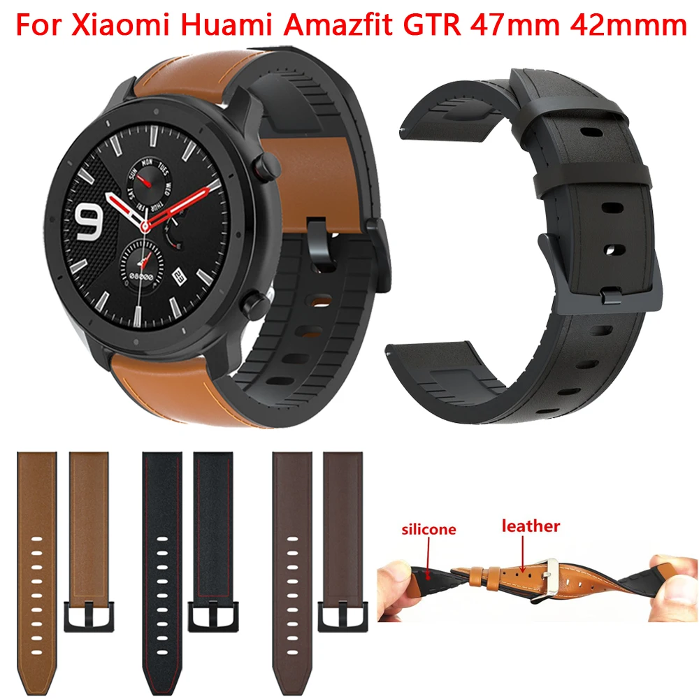 

Ремешок силиконовый для Xiaomi Amazfit Pace / Stratos 1 2 3 / GTR2 /GTR 2e, 22 мм