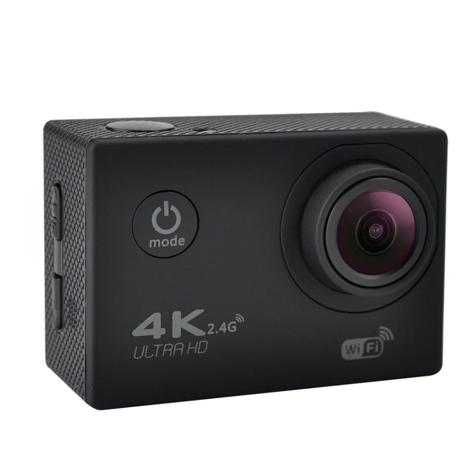 Черный Фото мини-камера F60R 4K wifi Full HD 1080P Экшн-камера Водонепроницаемая 30 м 120 градусов широкоугольный для экстремальных видов спорта на открытом воздухе - Цвет: Черный