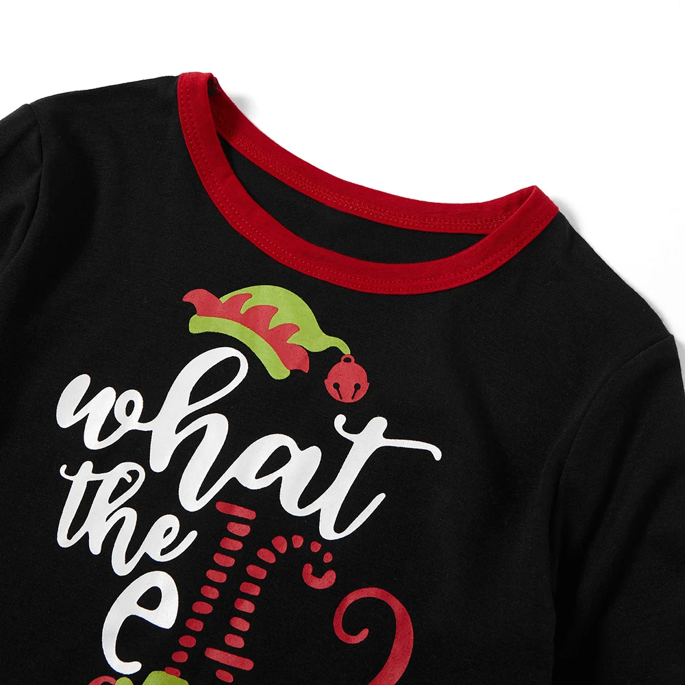 Рождественские пижамы для всей семьи комплект рождественской одежды костюм