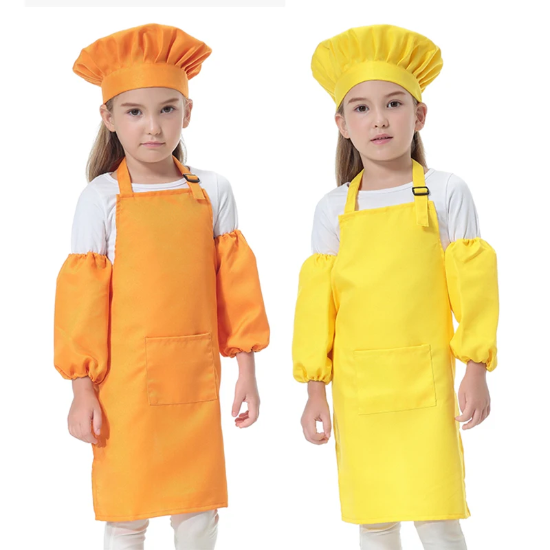 Children's anti-pollution painting clothes spring and autumn gowns art apron breathable anti-dress custom printable Дом и сад