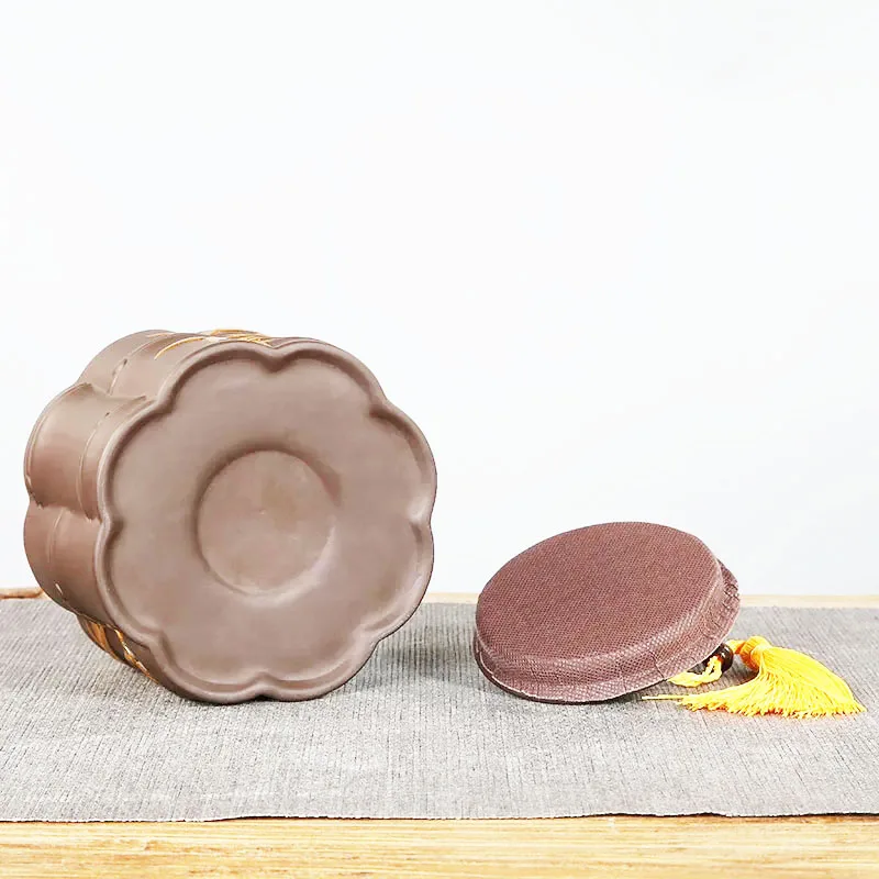 Чайный набор из пурпурной глины в китайском стиле чайная канистра фиолетовой