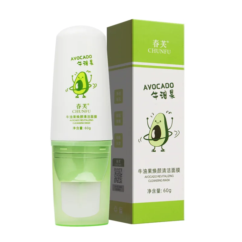 

Маска от авокадо очистка и увлажнение, грязевая маска, глубокое очищение, увлажнение, улучшение шероховатости кожи