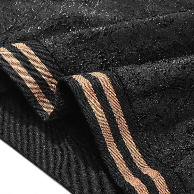 

Europe and America 2020 new light luxury men's short, medium and long summer fashion casual two-piece sports suit