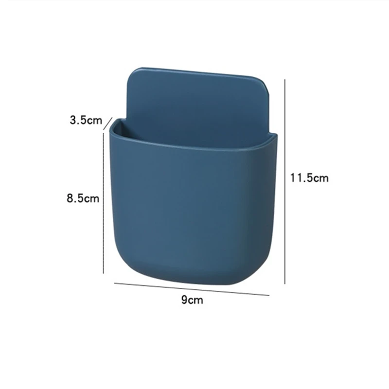 wall mounted storage box remote control storage box air conditioning remote control tv storage box phone holder organizer free global shipping