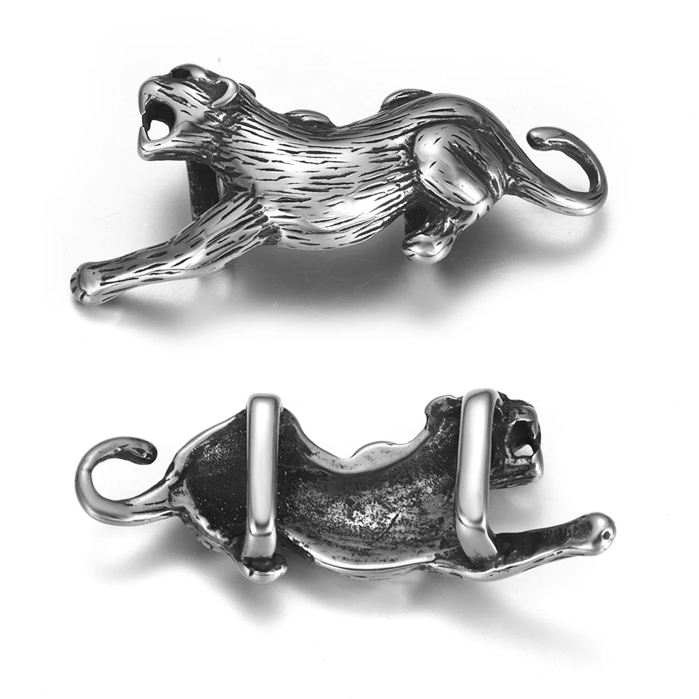 Подвески в виде животных из нержавеющей стали 2 шт. подвеска черного орла 12 х6 мм