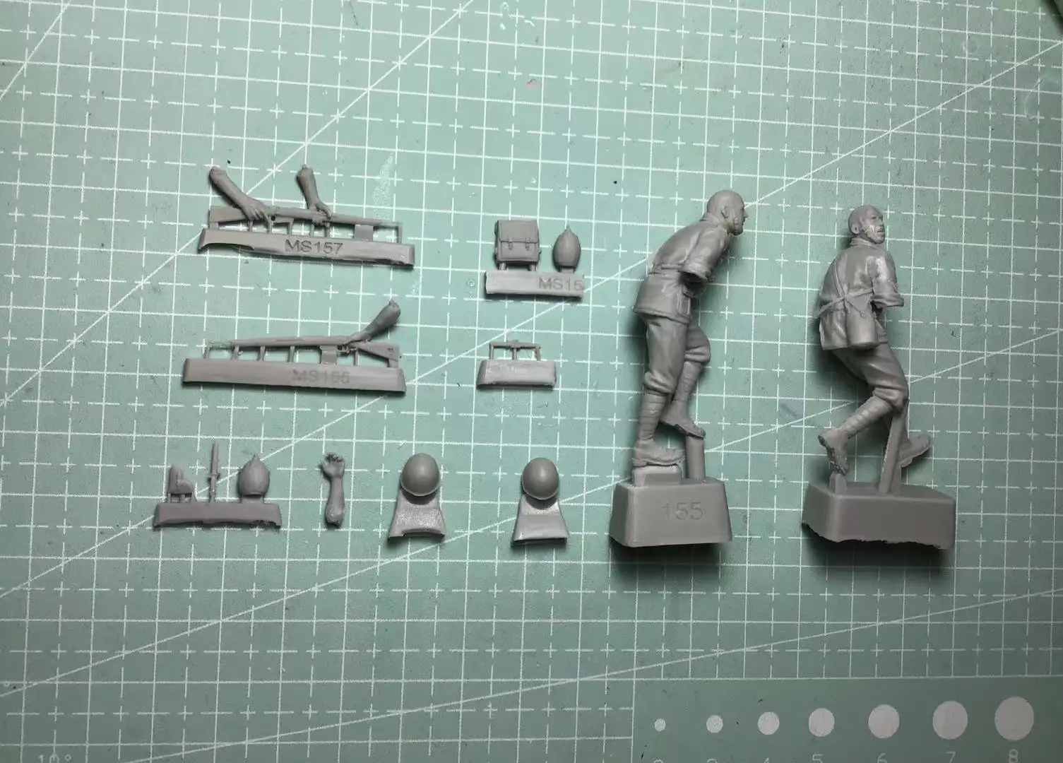 Figura modelo GK de resina 1/35, kit sin montar y sin pintar-2