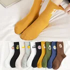 3 парыЛот, новые элегантные женские носки с фруктами, веселые забавные женские носки, повседневные хлопковые короткие носки в стиле Харадзюку с цветочным принтом