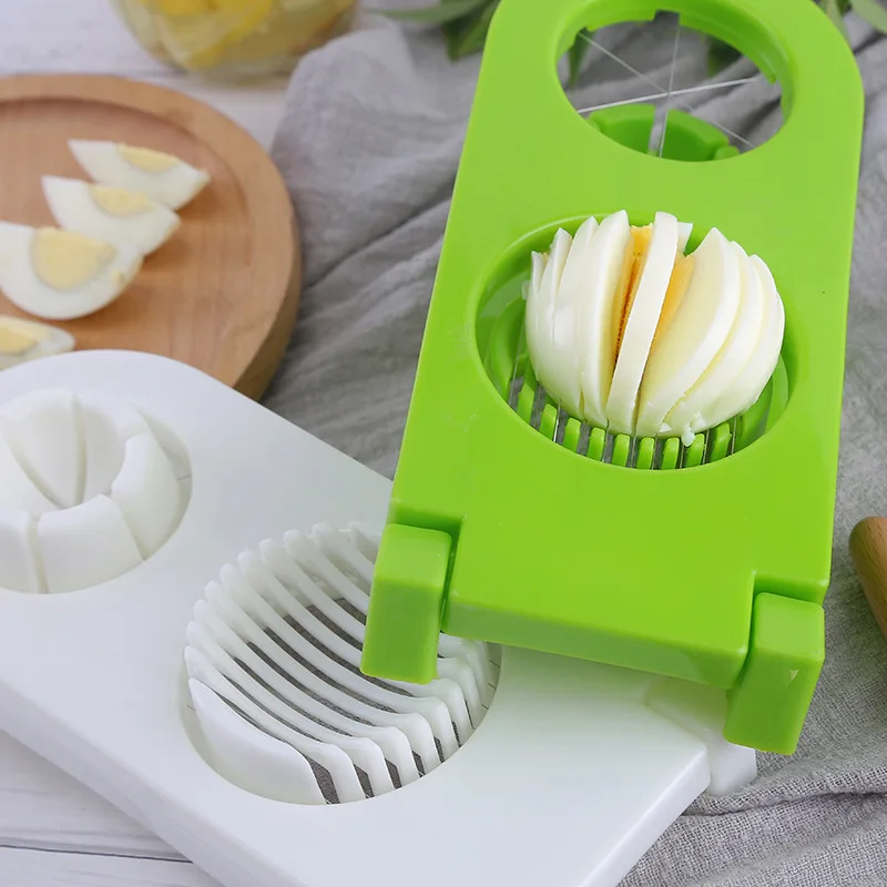 

Egg Slicer Egg Cutter Cut Wire Fruits Slicers Hard-Boiled Eggs Sharp Cut Home Kitchen Practical Tool Accessorie