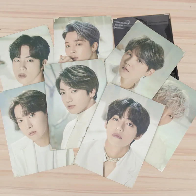 Новые южнокорейские группы Kpop Bangtan Boys Map Soul World Tour Same Clear фоторамки подарки для