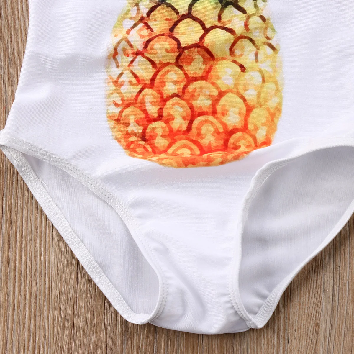 Цельные купальные костюмы ананас для маленьких девочек Детский бикини купальный