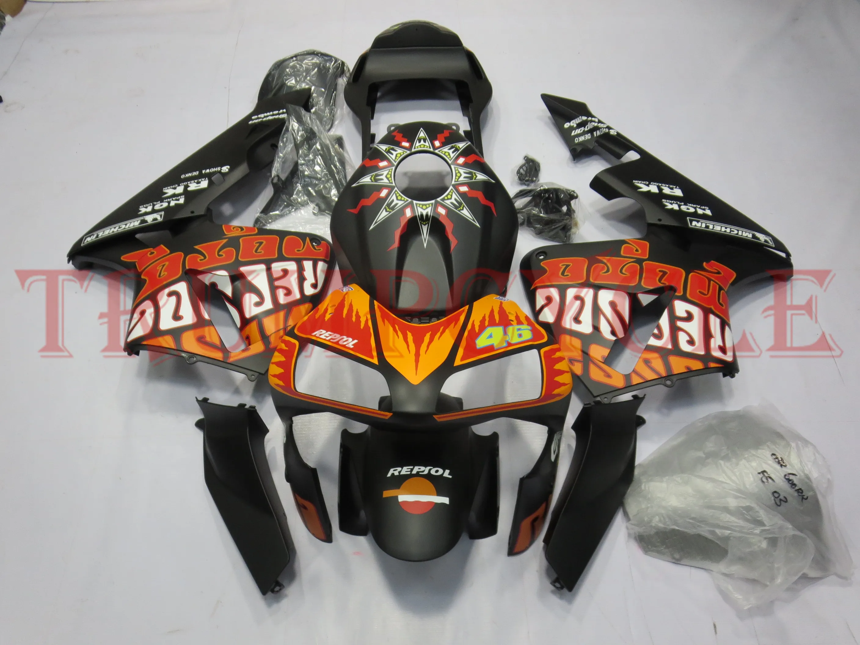 

Motorcycle Bodywork Aftermarket Fairing Body Kit for Honda CBR 600 RR F5 2003-2004 CBR600RR 03 04 F503