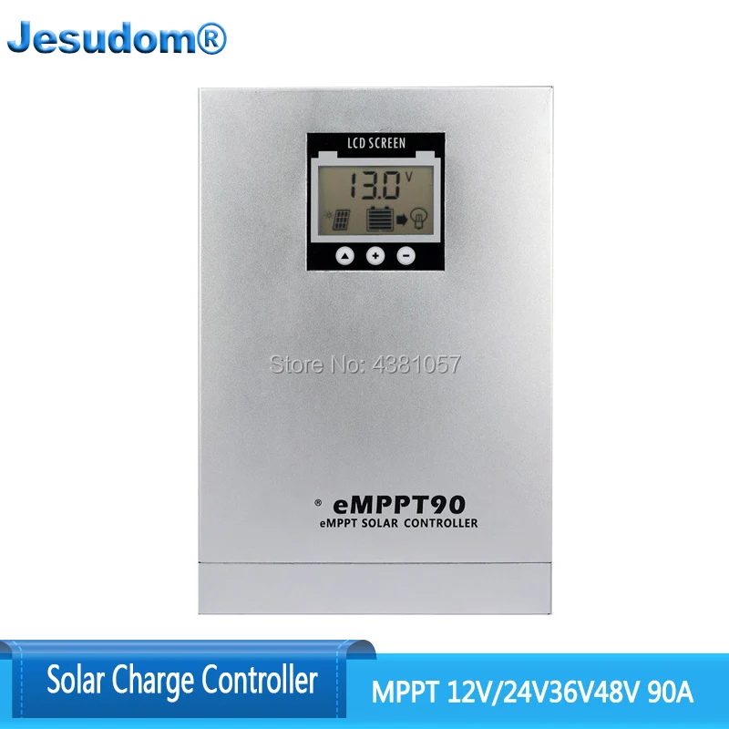 Слежением за максимальной точкой мощности 90A Солнечный контроллер заряда и