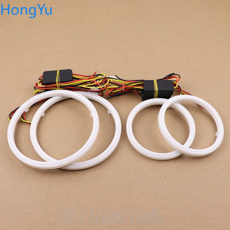 

Cotton Switchback LED White Amber Angel Eye Halo Rings DRL turn signal light for