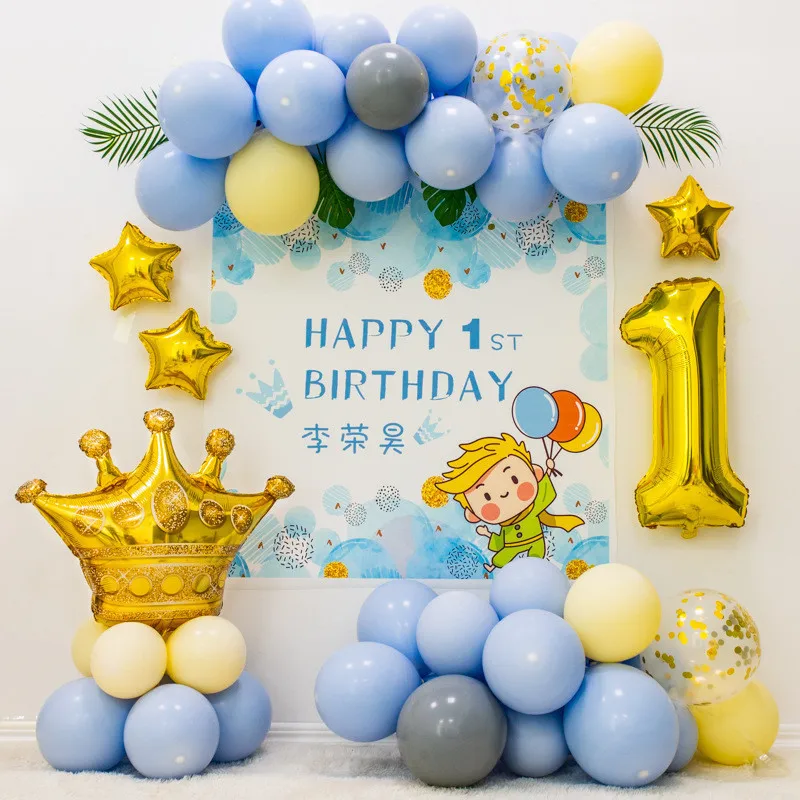 

32inch Gold Number Balloons Foil Confetti Transparent Balloon Happy Birthday Decorations Kids Baby Shower Wedding Party Supplies