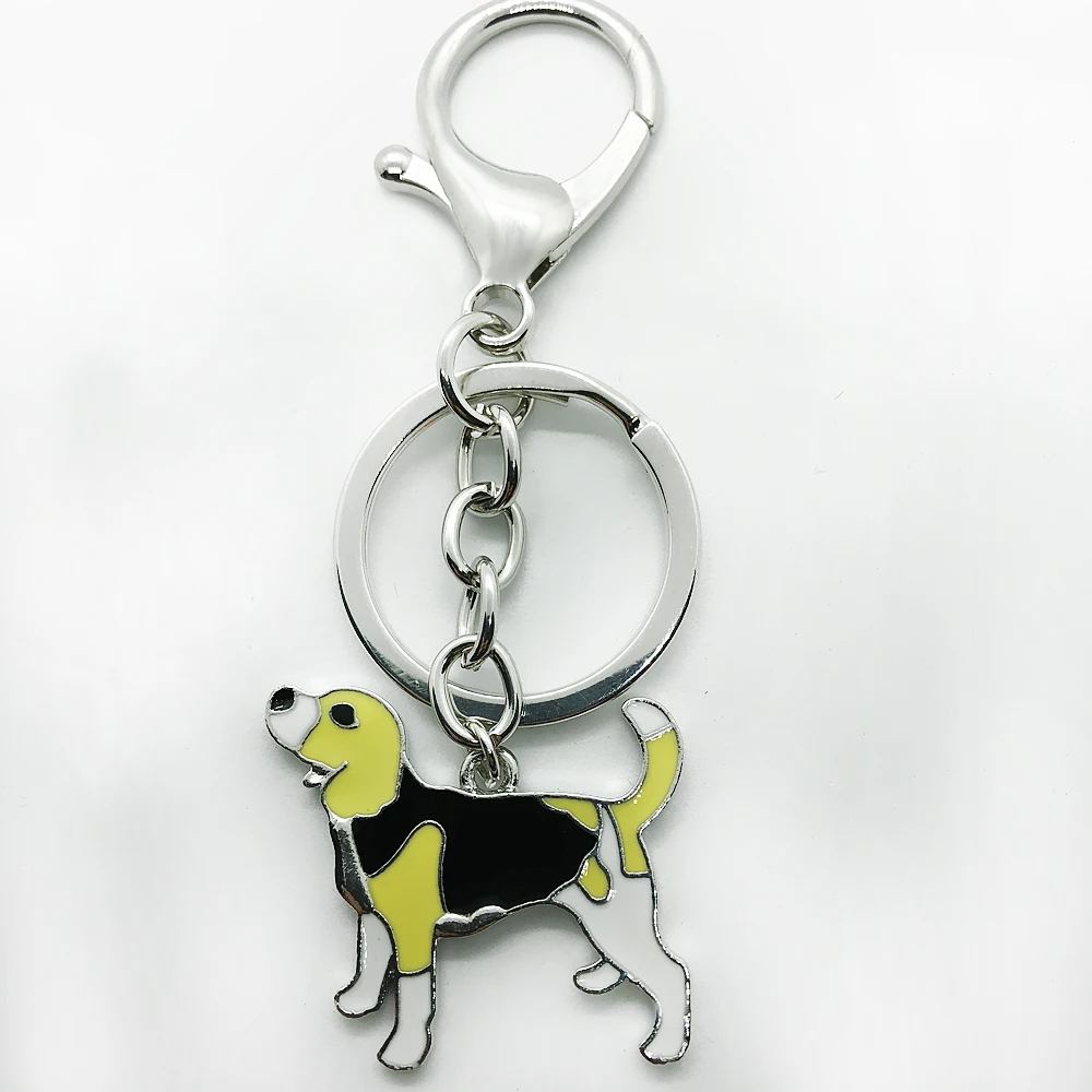 Hot popular family pet dog jewelry key chain enamel craft beagle pendant metal | Украшения и аксессуары