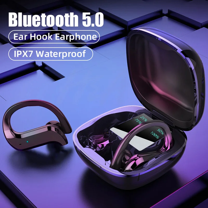 

2021 TWS Wireless Bluetooth-compatible 5.0 Earphones sport Earbuds Headset With Mic Charging box Headphones For all smartphones